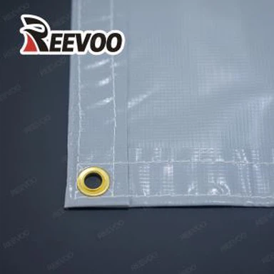 8′ X 10′ PVC Poly Kamyon Tarp kouvèti